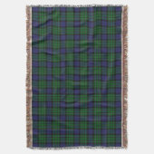 Scottish Clan MacCallum Tartan Deken (Voorkant Verticaal)