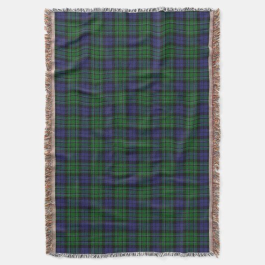 Scottish Clan MacCallum Tartan Deken (Voorkant Verticaal)