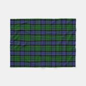 Scottish Clan MacCallum Tartan Pset Fleece Deken (Voorkant (Horizontaal))