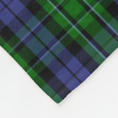 Scottish Clan MacCallum Tartan Pset Fleece Deken (Hoek)