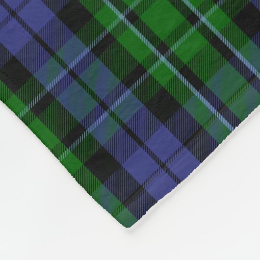 Scottish Clan MacCallum Tartan Pset Fleece Deken (Hoek)