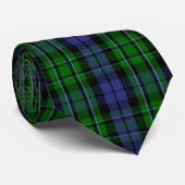Scottish Clan MacCallum Tartan Pset Stropdas (Opgerold)
