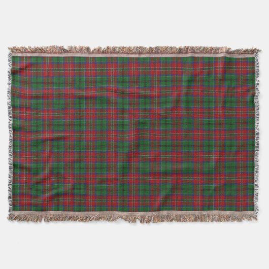 Scottish Clan MacCulloch MacCullough Tartan Deken (Voorkant)
