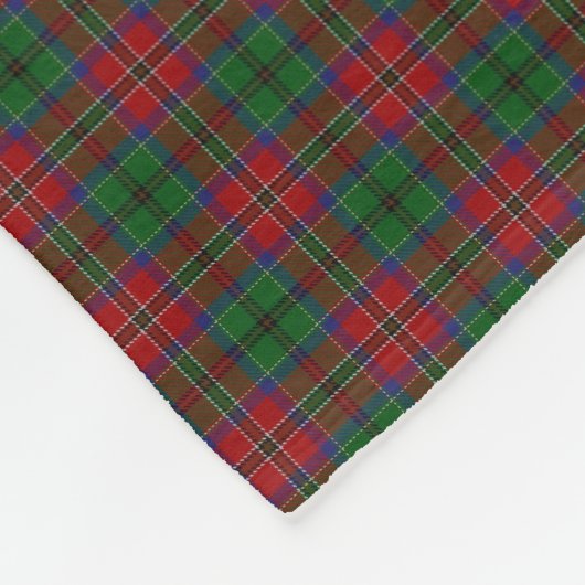 Scottish Clan MacCulloch McCullough Classic Tartan Fleece Deken (Hoek)