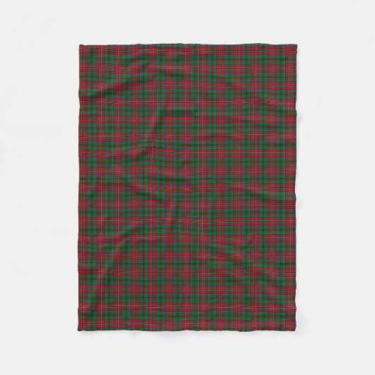 Scottish Clan MacCulloch McCullough Classic Tartan Fleece Deken (Voorkant)
