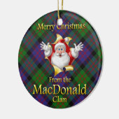 Scottish Clan MacDonald Kerstornament Keramisch Ornament (Links)