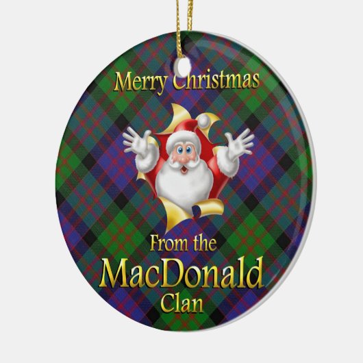 Scottish Clan MacDonald Kerstornament Keramisch Ornament (Links)
