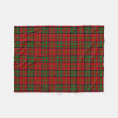 Scottish Clan MacDonald of Glencoe Tartan Pset Fleece Deken (Voorkant (Horizontaal))