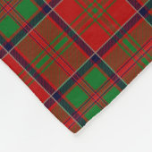Scottish Clan MacDonald of Glencoe Tartan Pset Fleece Deken (Hoek)