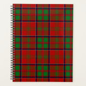 Scottish Clan MacDonald of Glencoe Tartan Pset Planner (Voorkant)