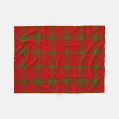 Scottish Clan MacDonald of Sleat Tartan Pset Fleece Deken (Voorkant (Horizontaal))