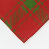 Scottish Clan MacDonald of Sleat Tartan Pset Fleece Deken (Hoek)