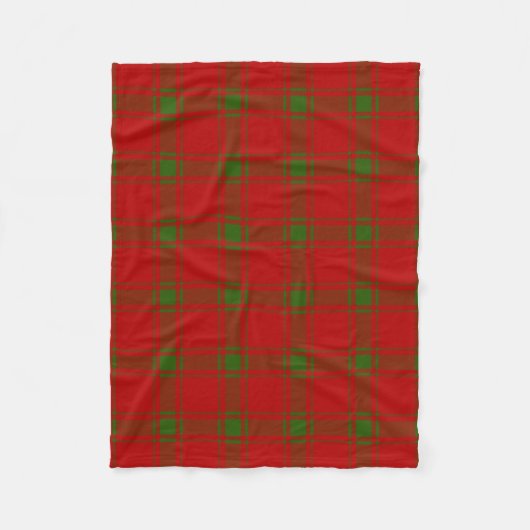 Scottish Clan MacDonald of Sleat Tartan Pset Fleece Deken (Voorkant)