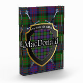 Scottish Clan MacDonald Tartan Fotoblokken (Links)