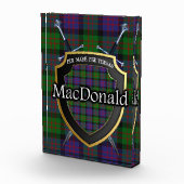 Scottish Clan MacDonald Tartan Fotoblokken (Rechts)