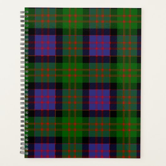 Scottish Clan MacDonald Tartan Pset Planner (Voorkant)