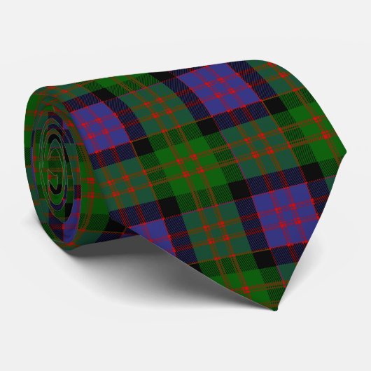 Scottish Clan MacDonald Tartan Pset Stropdas (Opgerold)