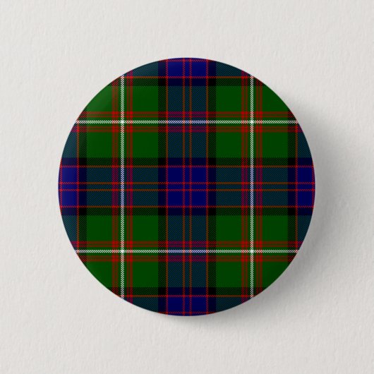 Scottish Clan MacDonald van Clanranald Tartan Ronde Button 5,7 Cm (Voorkant)