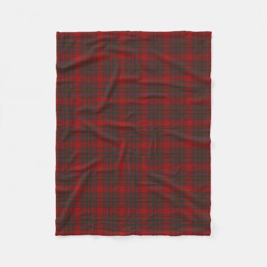 Scottish Clan MacDougall Classic Tartan Fleece Deken (Voorkant)