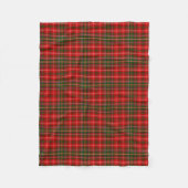 Scottish Clan MacDougall Tartan Pset Fleece Deken (Voorkant)