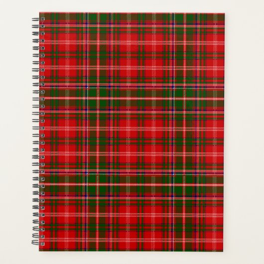 Scottish Clan MacDougall Tartan Pset Planner (Voorkant)