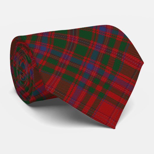 Scottish Clan MacDougall Tartan Stropdas (Opgerold)