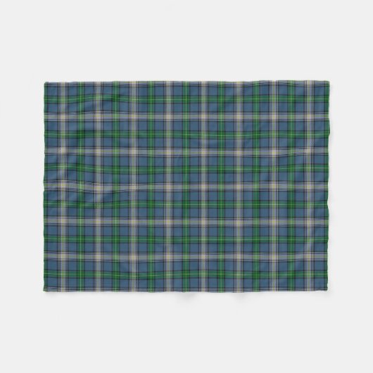 Scottish Clan MacDowall McDowell Classic Tartan Fleece Deken (Voorkant (Horizontaal))