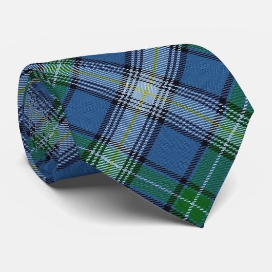 Scottish Clan MacDowall McDowell Tartan Stropdas (Opgerold)