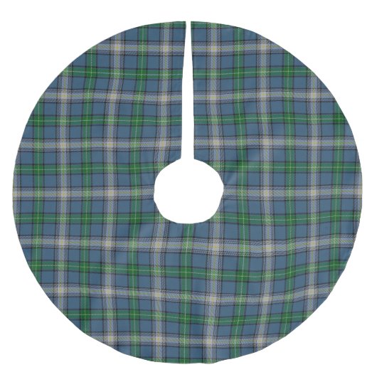 Scottish Clan MacDowall Tartan Kerstboom Rok (Voorkant)