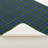 Scottish Clan MacEwan Tartan Pset Sherpa Deken (3/4)