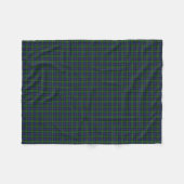 Scottish Clan MacEwen Classic Tartan Fleece Deken (Voorkant (Horizontaal))