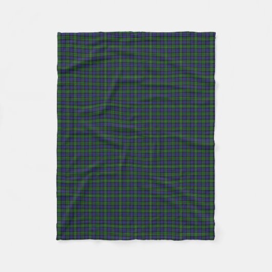 Scottish Clan MacEwen Classic Tartan Fleece Deken (Voorkant)