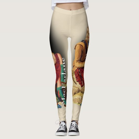 Scottish Clan MacFarlane door R. R. McIan Leggings (Voorkant)