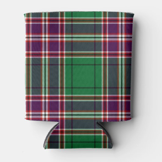 Scottish Clan MacFarlane Hunting Tartan Pset Blikjeskoeler (Voorkant)
