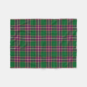 Scottish Clan MacFarlane Hunting Tartan Pset Fleece Deken (Voorkant (Horizontaal))
