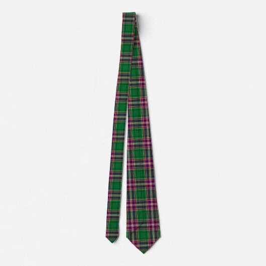 Scottish Clan MacFarlane Hunting Tartan Pset Stropdas (Achterkant)