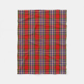 Scottish Clan MacFarlane Red Tartan Pset Fleece Deken (Voorkant)