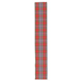 Scottish Clan MacFarlane Red Tartan Pset Lange Tafelloper (Voorkant)