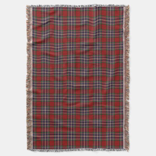 Scottish Clan MacFarlane Tartan Deken (Voorkant Verticaal)
