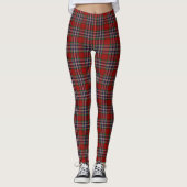 Scottish Clan MacFarlane Tartan Leggings (Voorkant)