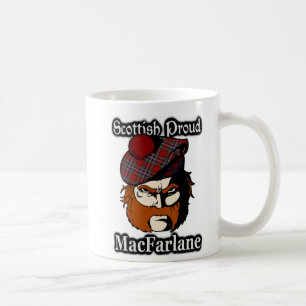 Scottish Clan MacFarlane Tartan Scottish Koffiemok
