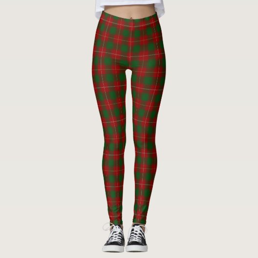 Scottish Clan MacFie Tartan Leggings (Voorkant)