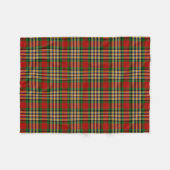 Scottish Clan MacGill Tartan Pset Fleece Deken (Voorkant (Horizontaal))