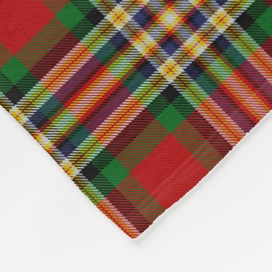 Scottish Clan MacGill Tartan Pset Fleece Deken (Hoek)
