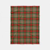 Scottish Clan MacGill Tartan Pset Fleece Deken (Voorkant)