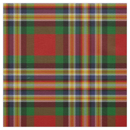 Scottish Clan MacGill Tartan Pset Stof (Swatch)