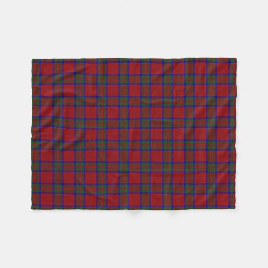 Scottish Clan MacGillivray Classic Tartan Fleece Deken (Voorkant (Horizontaal))