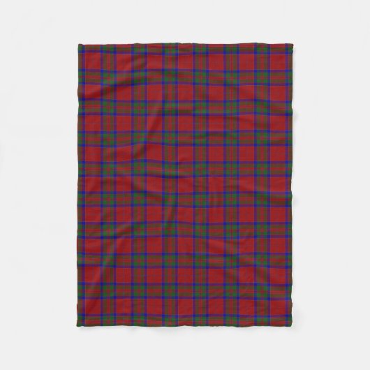 Scottish Clan MacGillivray Classic Tartan Fleece Deken (Voorkant)