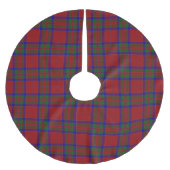 Scottish Clan MacGillivray Red Green Blue Tartan Kerstboom Rok (Voorkant)
