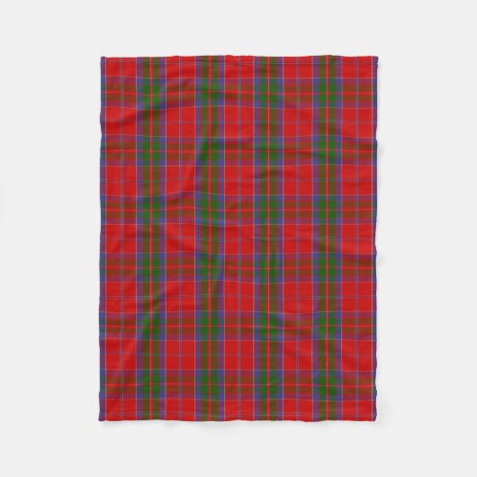 Scottish Clan MacGillivray Tartan Pset Fleece Deken (Voorkant)